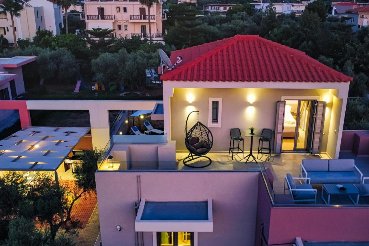 Cypress Village - Lux villa 5' from beach Daratsos Exteriör bild