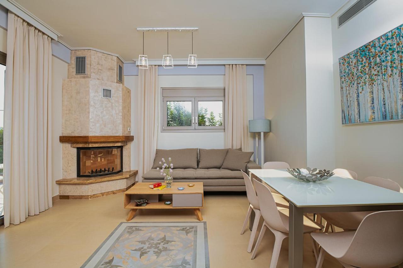 Cypress Village - Lux villa 5' from beach Daratsos Exteriör bild