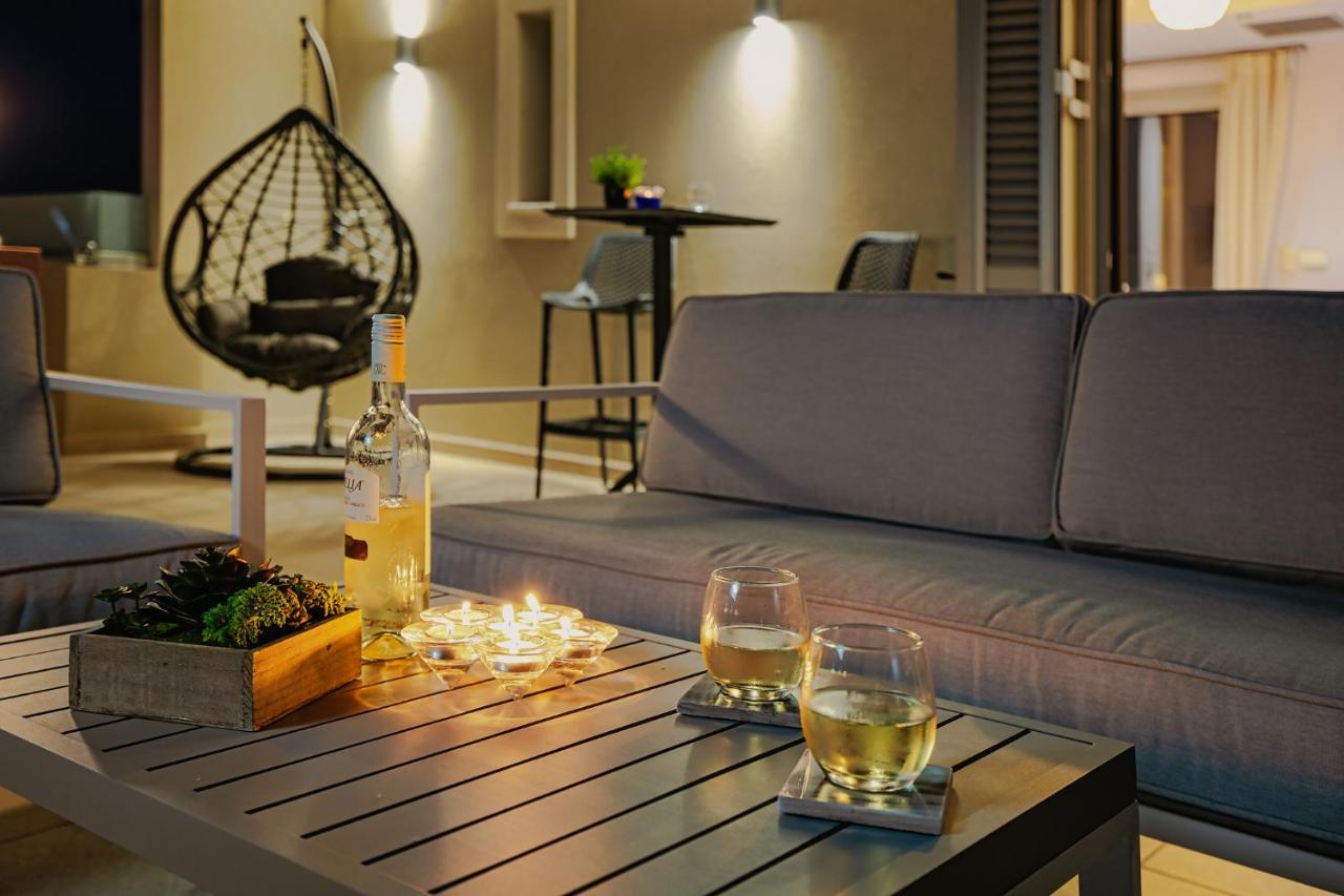 Cypress Village - Lux villa 5' from beach Daratsos Exteriör bild